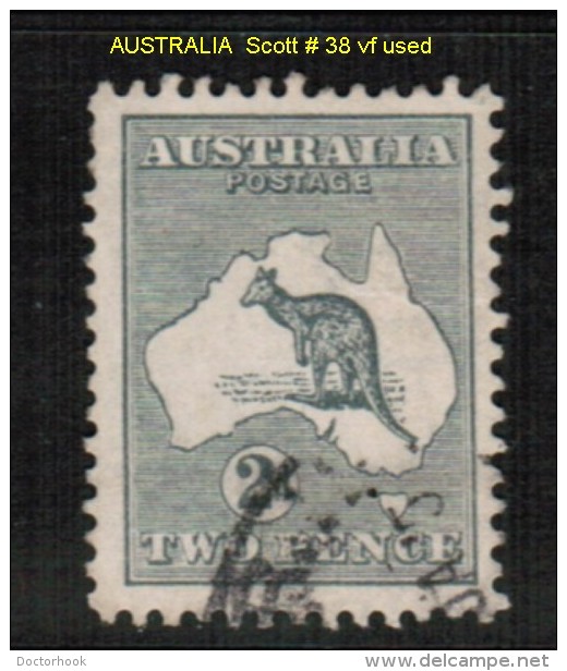 AUSTRALIA    Scott  # 38 VF USED - Oblitérés