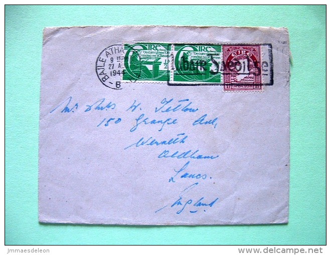 Ireland 1944 Cover To England - Map - Brother Michael O'Clery - Storia Postale