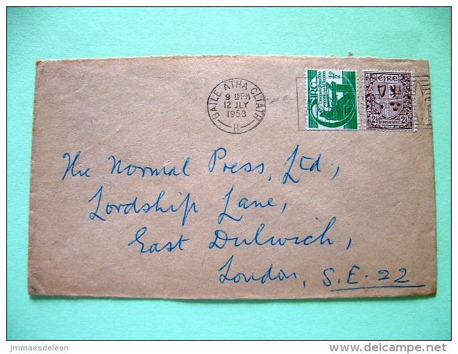 Ireland 1953 Cover To England - Brother Michael O'Clery - Map - Storia Postale