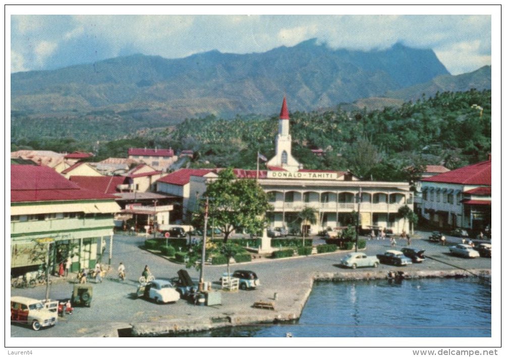 (PF 888) Very Old Postcard - Carte Ancienne - Tahiti Papeete - Tahiti
