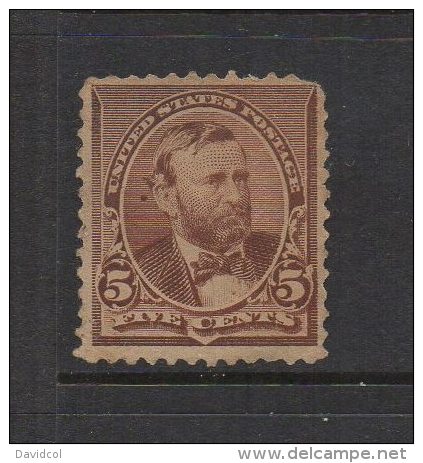 N582.-. USA / ESTADOS UNIDOS.-.1890-93. -. SC# : 223. MNG .-. GRANT   .-. CAT VAL US$ 80.00 - Unused Stamps