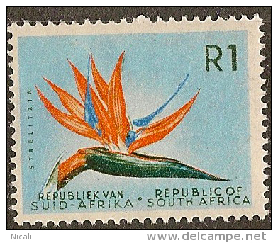 SOUTH AFRICA 1961 1r Strelitzia SG 210 HM #CM811 - Ongebruikt