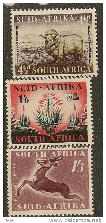 SOUTH AFRICA 1953 Set SG 146/48 HM #CM561 - Unused Stamps