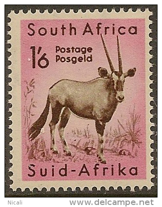 SOUTH AFRICA 1954 1/6 Gemsbok SG 161 HM #CM562 - Nuovi
