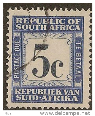 SOUTH AFRICA 1961 5c Postage Due SG D56 U #CM752 - Timbres-taxe