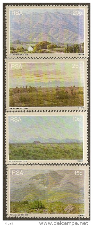 SOUTH AFRICA 1978 Paintings SG 444/7 UNHM #CM813 - Neufs