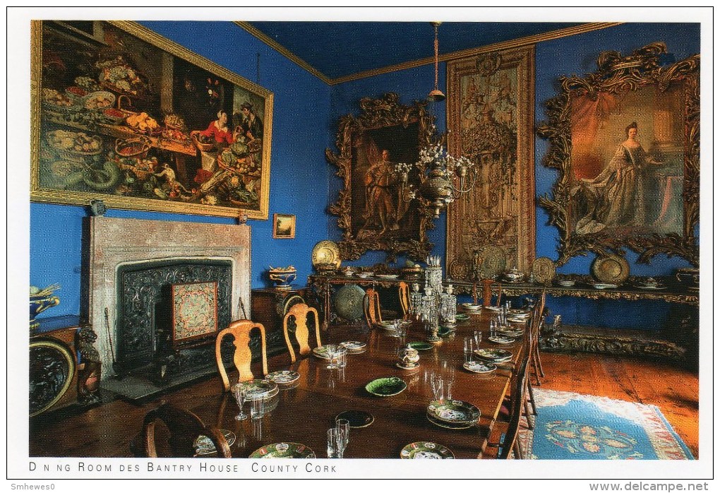 Postcard - Dining Room Of Bantry House, Cork. 2014 - Cork