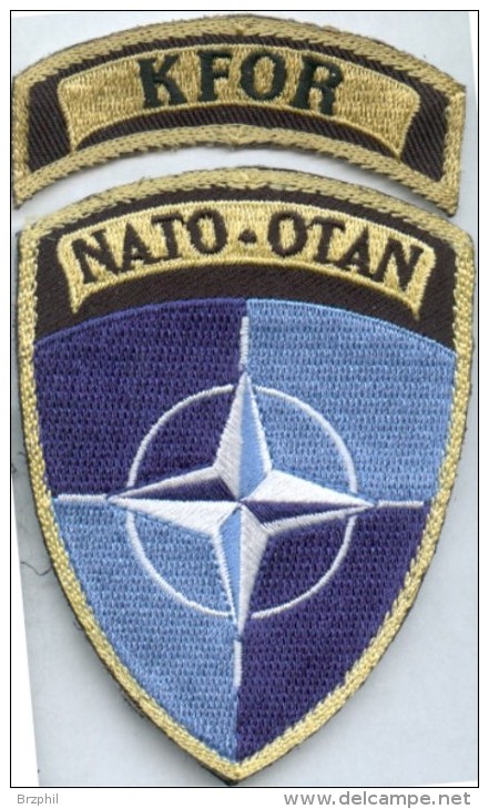 OPEX GENDARMERIE -  Générique KFOR NATO/OTAN épaule - Police