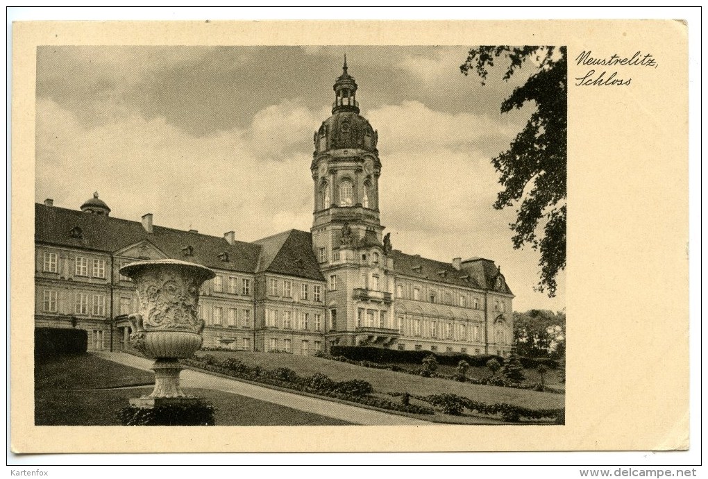 Neustrelitz _ 1, Schloß, 14.6.1938, Hugo Schmieder, TOP - Neustrelitz