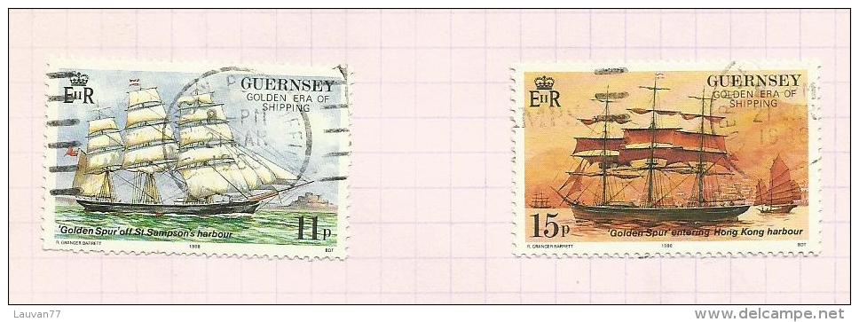 Guernesey N°412, 413, 417, 418, 418A Côte 3.50 Euros - Guernsey