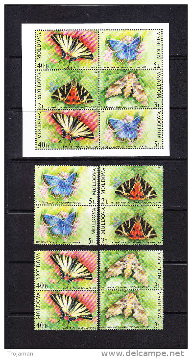 MDA-	16	MOLDOVA-2003 BUTTERFLY. STARTING PRICE FOR THE ONE SET - Vlinders