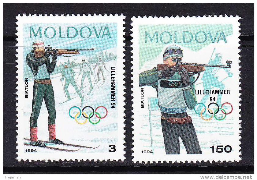 MDA-	18	MOLDOVA-1994 BIATHLON LILLEHAMMER - Inverno1994: Lillehammer