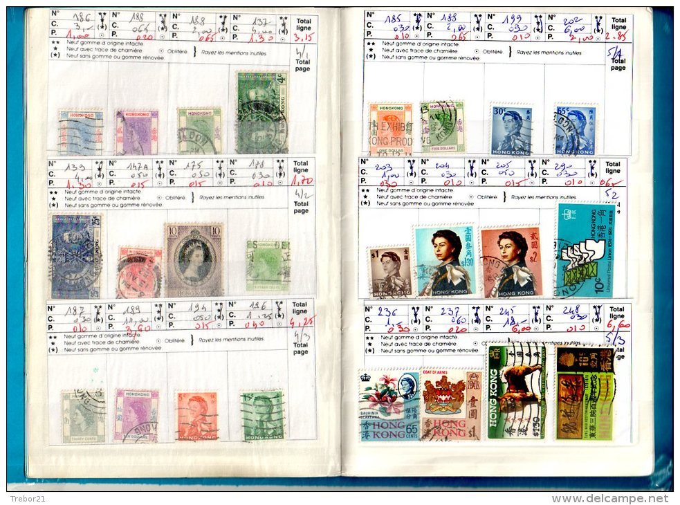 HONG-KONG, INDE Cote= 384,20 € - Collections (en Albums)