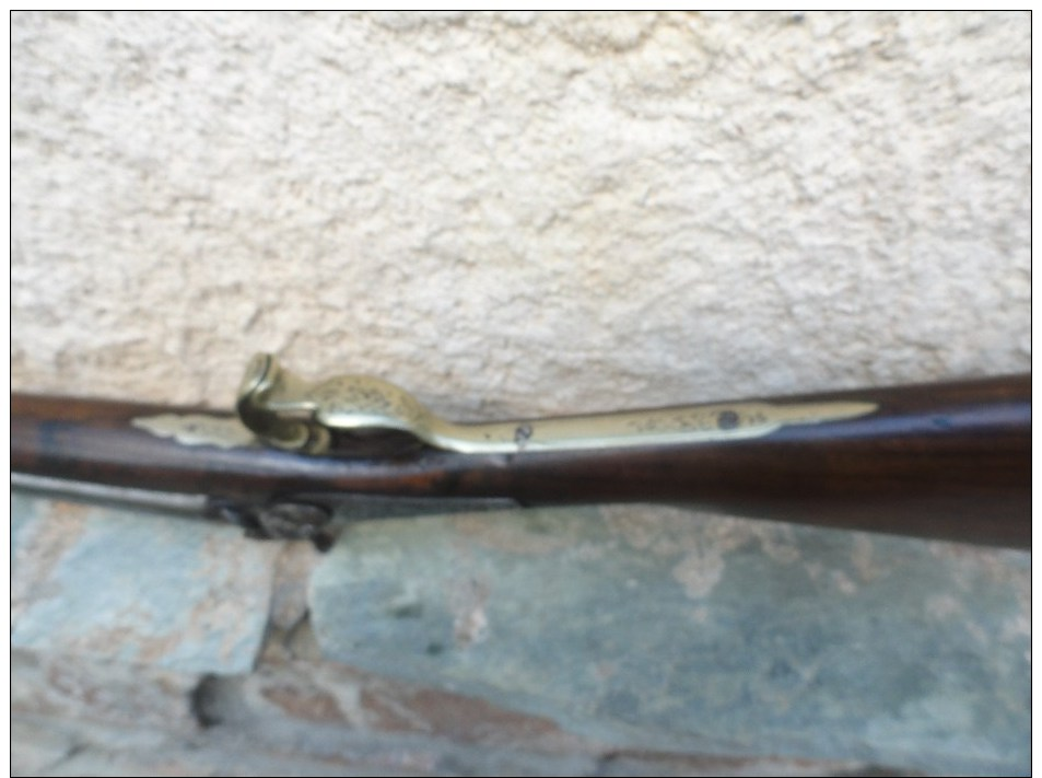 RARE FUSIL A PISTON GARNITURES EN MAILLECHORT