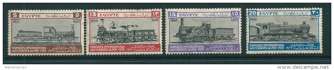 Egypt 1933 SG 189-92 MM - Ungebraucht