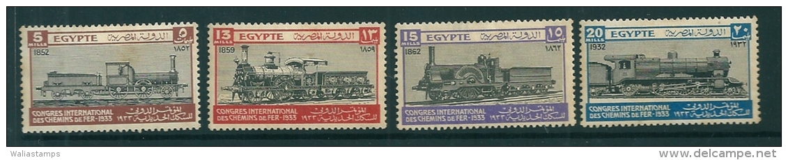 Egypt 1933 SG 189-92 MM - Ungebraucht