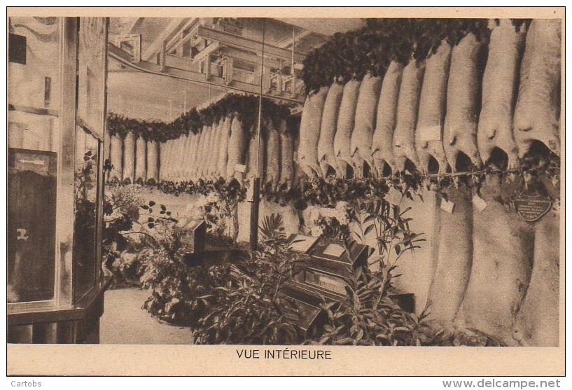 75 PARIS 19e Boucherie Lalauze 15 Av Du Pont De Flandre "La Plus Belle Viande De Paris" Vue Intérieure - Arrondissement: 19