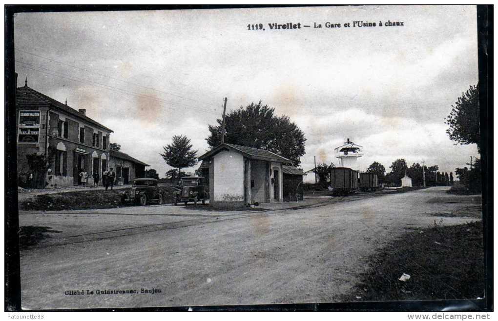 17 VIROLAY LA GARE ET L' USINE A CHAUX ANIMEE - Autres & Non Classés