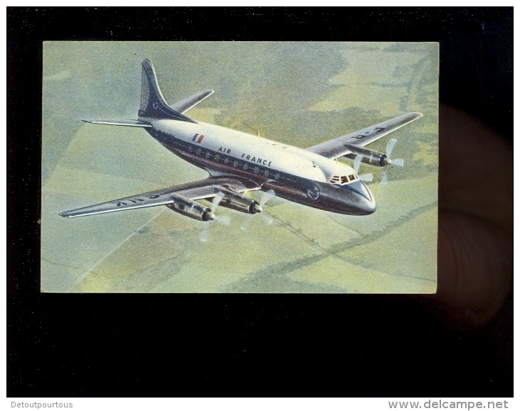 Aviation : Avion VICKERS VISCOUNT Compagnie AIR FRANCE Airplane Flugzeug - 1946-....: Moderne