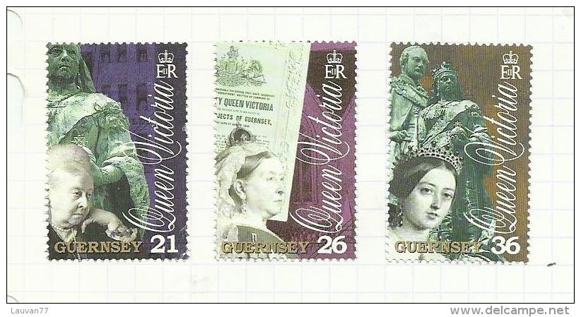 Guernesey N°884 à 886 Côte 3.75 Euros - Guernsey