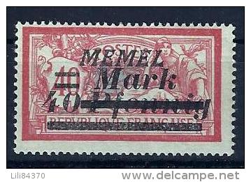 Memel .Type-Merson. No 119 X - Nuovi