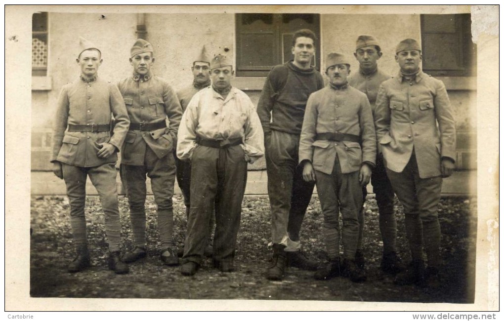 Carte-photo Militaires 35è RI - (écrite De BELFORT) - Regimenten