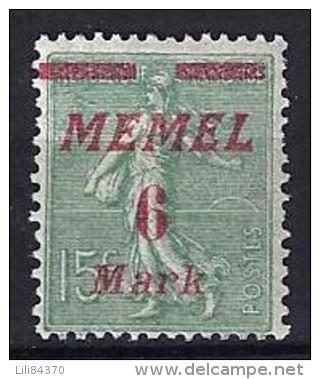 Memel  .Type-Semeuse.  No 111. X. - Ongebruikt