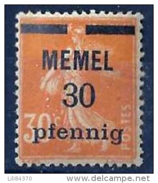 Memel  .Type-Semeuse.  No 21. X. - Nuovi