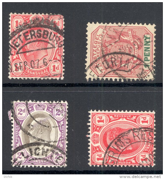 TRANSVAAL, Postmarks Pietersburg, Pretoria, Lichtenburg, Pilgrim's Rest - Transvaal (1870-1909)