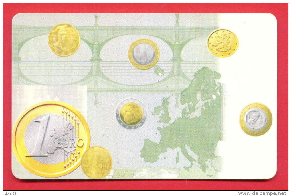 H376 / BulFon - COINS MONEY 1 EURO  - Phonecards Télécartes Telefonkarten , Bulgaria Bulgarie Bulgarien Bulgarije - Timbres & Monnaies