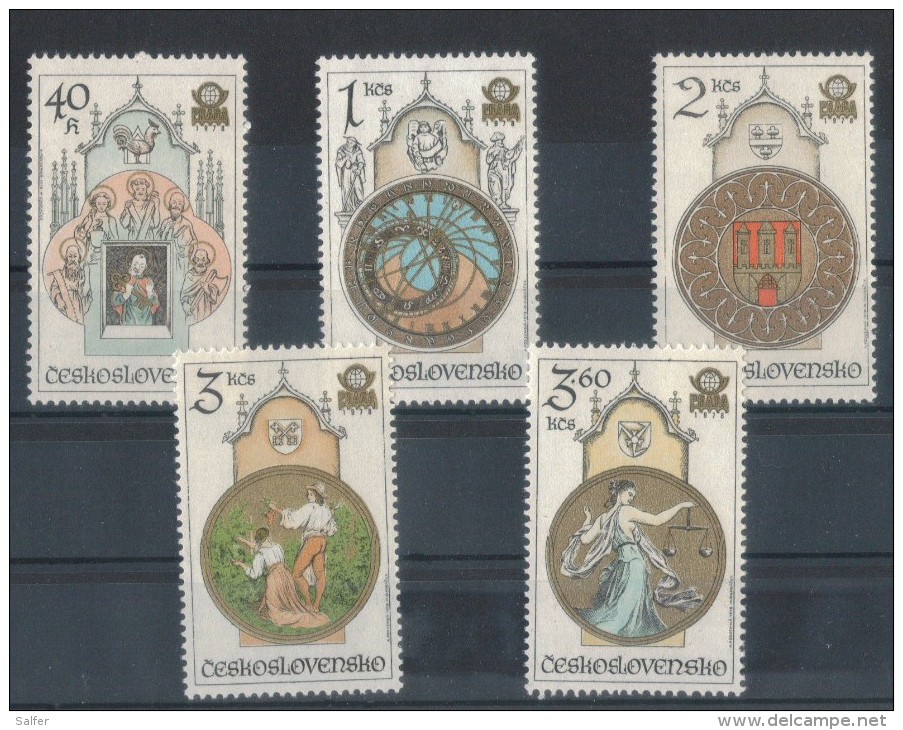 CECOSLOVACCHIA  1978   OROLOGIO ASTRONOMICO  MNH - Horloges