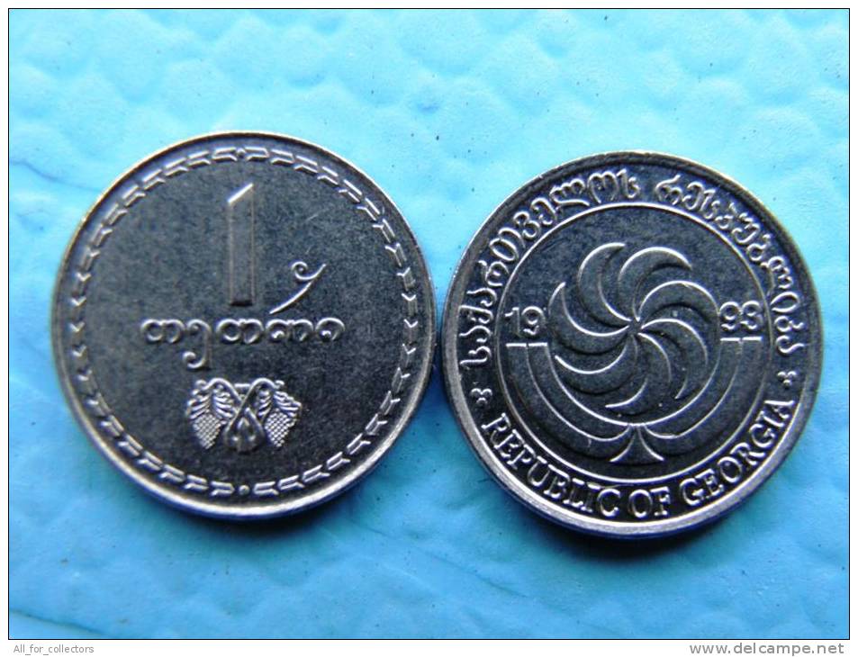 Coin From Georgia, 1 Tetri 1993 Year KM# 76, - Georgien