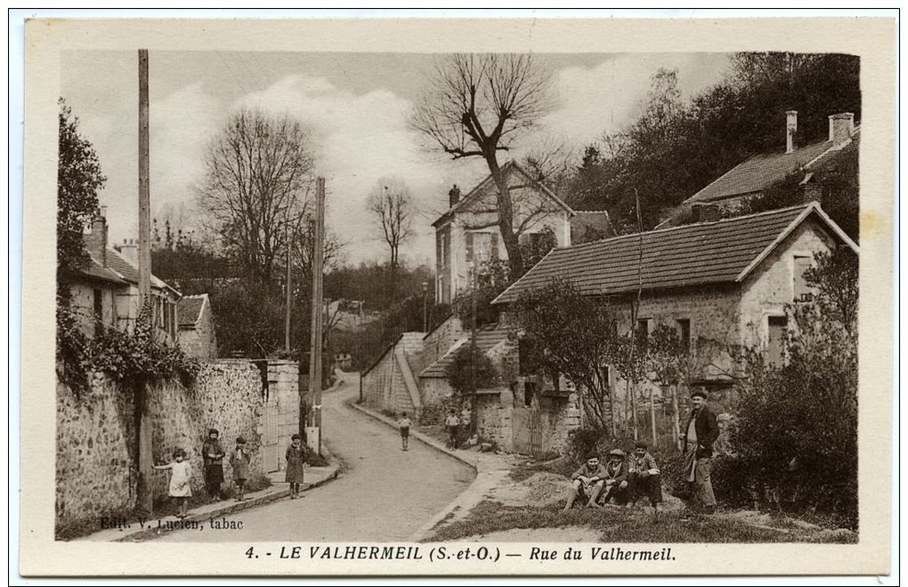 95 - LE VALHERMEIL / AUVERS SUR OISE - Rue Du Valhermeil - Auvers Sur Oise