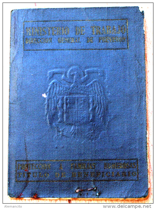 TITULO DE BENEFICIARIO - Documents Historiques