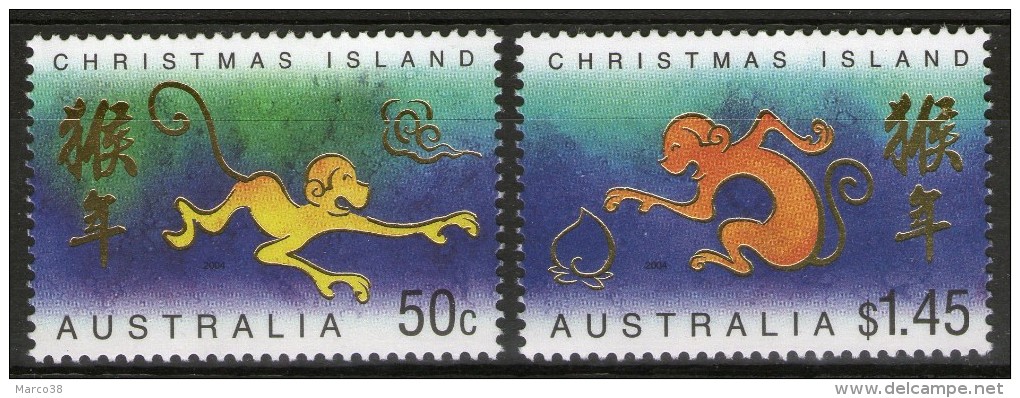 CHRISTMAS: N°521/522 **     - Cote 6€ - - Christmas Island