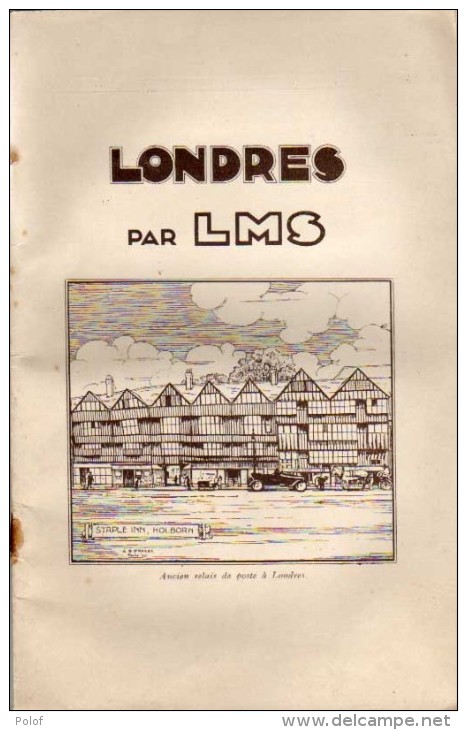 Guide Touristique - LONDRES Par L.M.S. Belgique - MALINES - Nombreuses  Photos - 56 Pages (VP 711) - Práctico