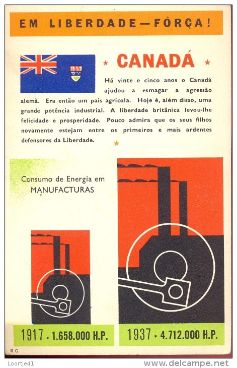 CP Canada Handel - Verbruik Energie 1917 - 1937 - - Altri & Non Classificati