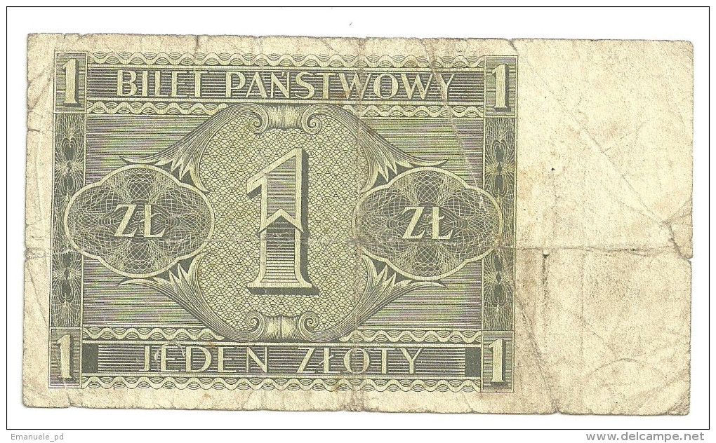 Poland 1 Zloty 1938 - Polonia