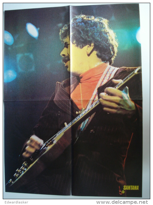 POSTER Du Magazine BEST : SANTANA + LAURIE WISEFIELD (Wishbone Ash) - Affiches & Posters