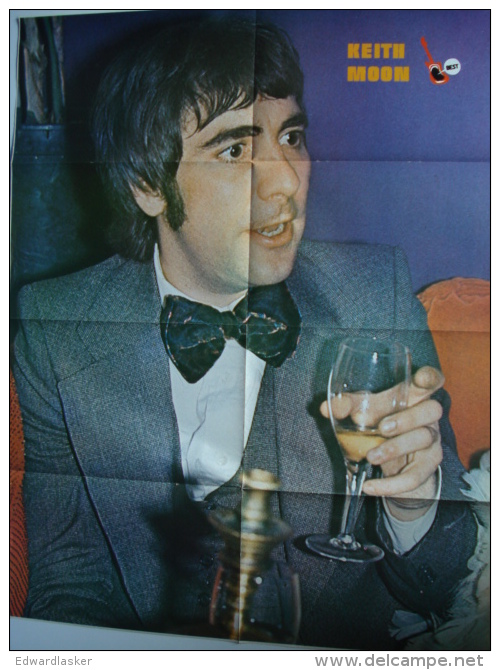 POSTER Du Magazine BEST : KEITH MOON (The Who) + YES - Affiches & Posters