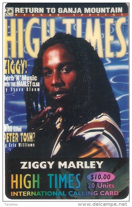 TARJETA DE ESTADOS UNIDOS DE ATX DE ZIGGI MARLEY  $10  - NUEVA-MINT - Otros & Sin Clasificación