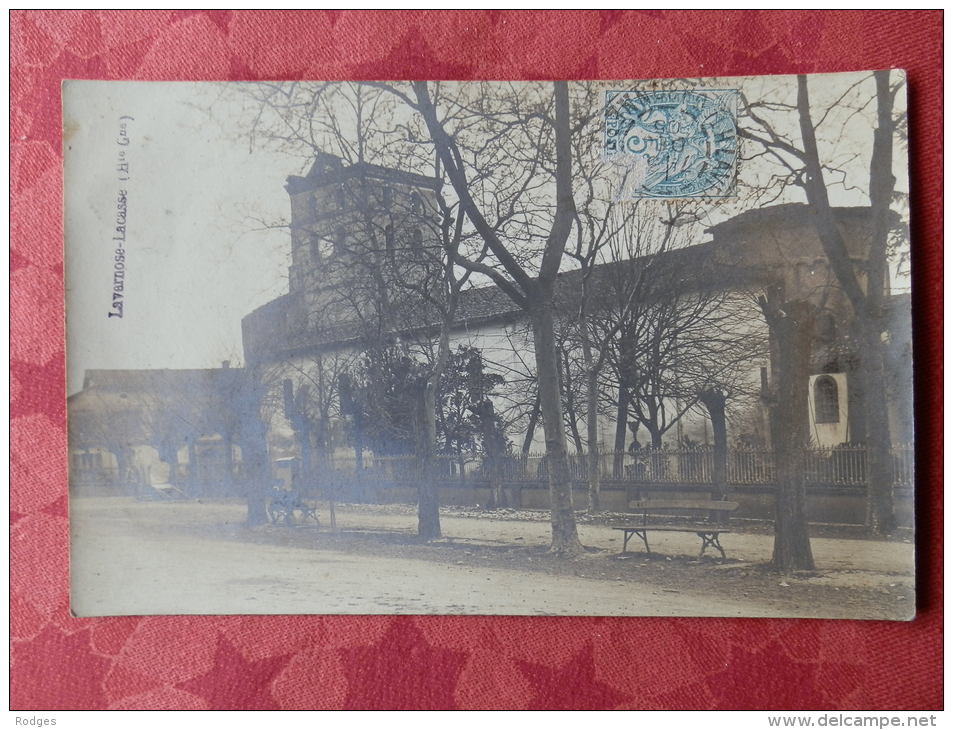 CP Photo , LAVERNOSE-LACASSE , Eglise (071) - Autres & Non Classés