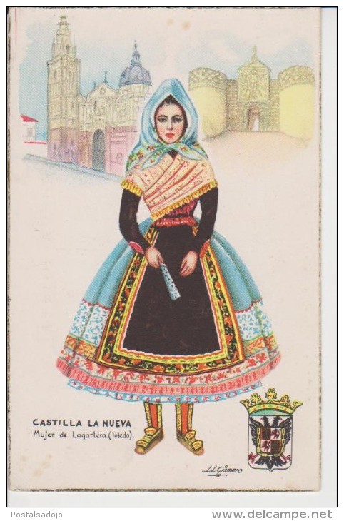 (AKL396) TOLEDO. CASTILLA LA NUEVA. MUJER DE LAGARTERA - Toledo