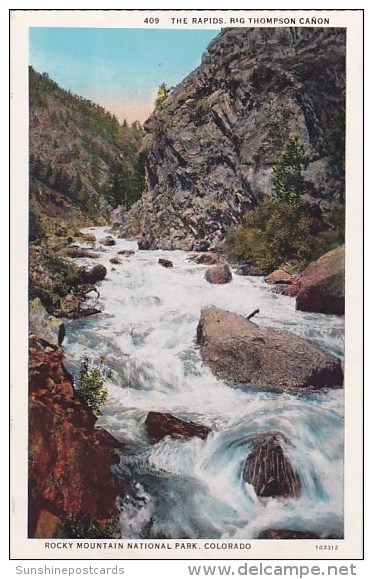 The Rapids Big Thompson Canon Rocky Mountain National Park Colorado - Rocky Mountains
