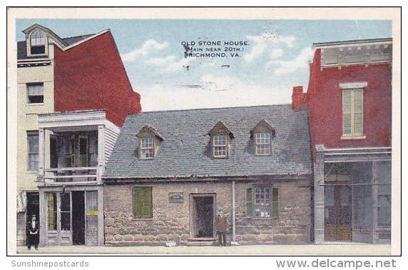 Old Stone House Main Near 20th Richmond Virginia 1917 - Richmond