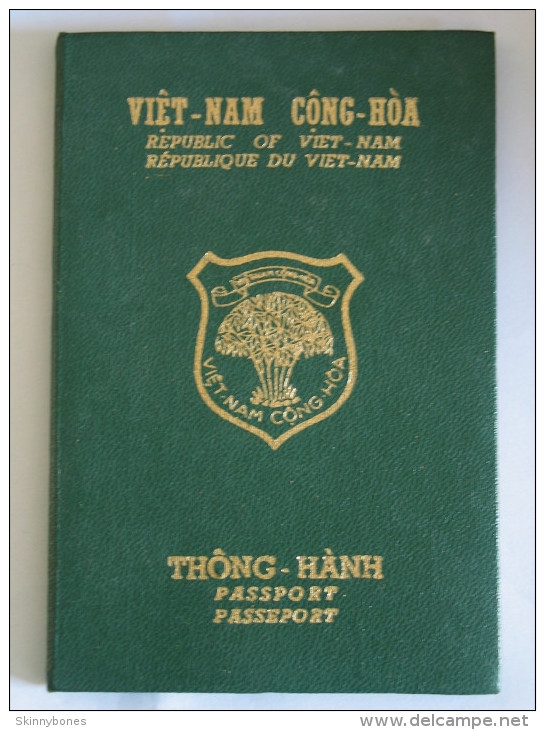 Indo-China Vietnam Passport !  Reisepass Passeport Passaporte Diplomatic Revenue!  Indochina - Historical Documents