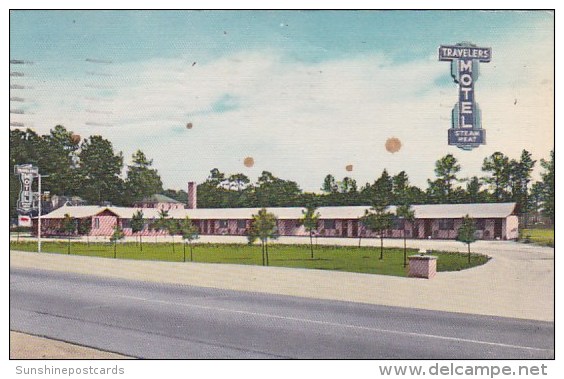 Travelers Hotel Florence South Carolina 1958 - Florence