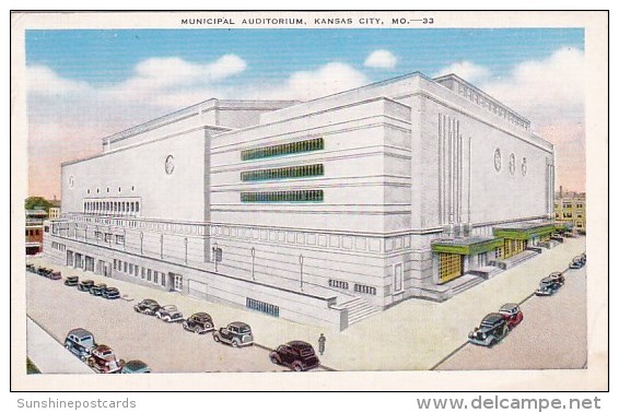 Municipal Auditorium Kansas City Missouri 1945 - Kansas City – Missouri