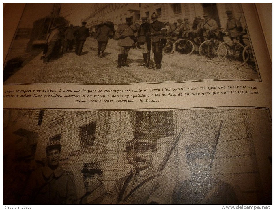 1915 JOURNAUX De GUERRE(Le Pays De France) :Salonique;Art De Poilus;Tommies;Fontaine-aux-Charmes;Horse-Gards;Zouaves - Français