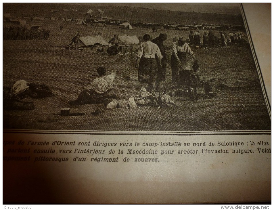 1915 JOURNAUX de GUERRE(Le Pays de France) :Salonique;Art de Poilus;Tommies;Fontaine-aux-Charmes;Horse-Gards;Zouaves